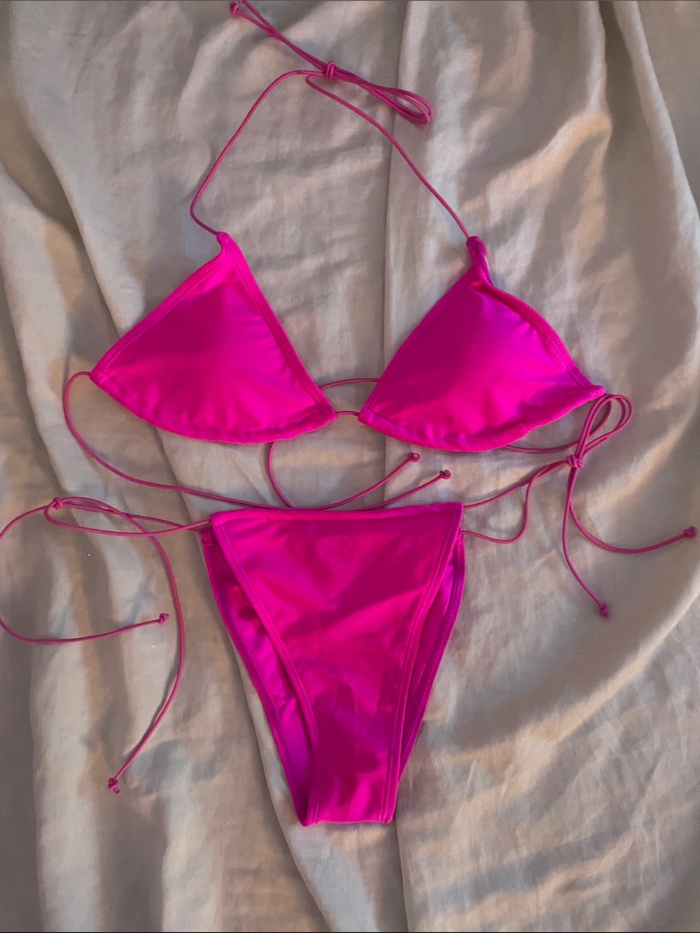 Prettylittlething Pink Bikini Set 🩷